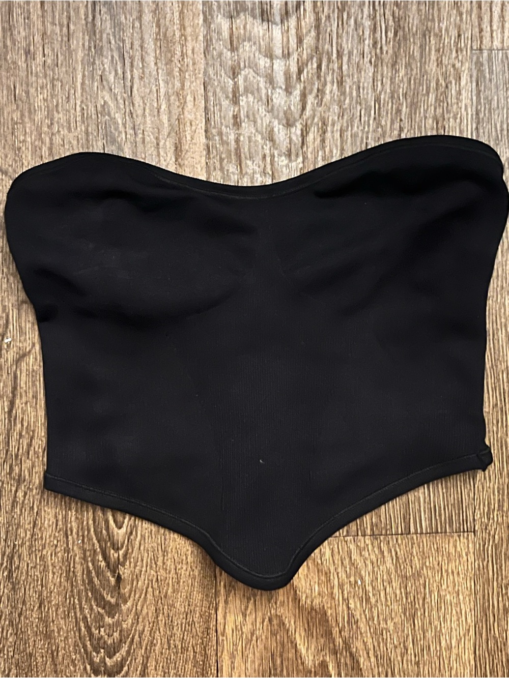 Out from under Black Strapless Bustier Top XS